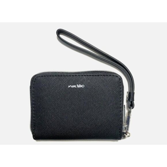 New Marc Tetro Boston Terrier Westie Black White Zipper Wristlet Box - Picture 4 of 7